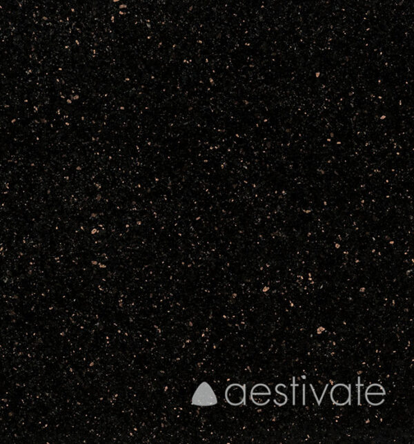 Granitfliese Orion Black Star Galaxy poliert aestivate